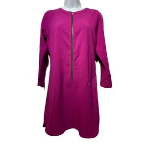 rachel rachel roy pink zip long sleeve dress Women’s size L